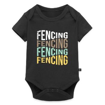 Fencing - Baby Premium short-sleeve bodysuit - black - Front