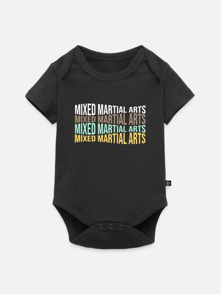 mma - Baby Premium Kurzarmbody - Schwarz