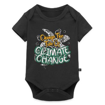 Change The Tide Of Climate Change - Baby Premium short-sleeve bodysuit - black - Front