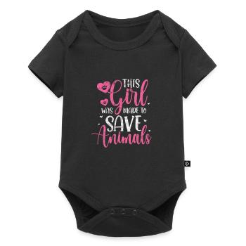 Veterinarian Veterinary Veterinarian Gift - Baby Premium short-sleeve bodysuit - black - Front