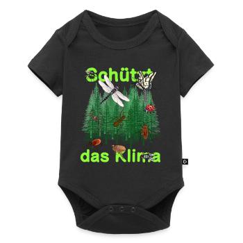 Wilderness Forest Animals Nature Climate Protection Insects Animals - Baby Premium short-sleeve bodysuit - black - Front