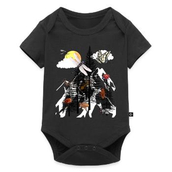 Wilderness Forest Animals Nature Nature Lovers Biologist Eco - Baby Premium short-sleeve bodysuit - black - Front