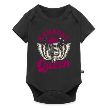 Queen Karaoke Bar, Party, Company Party, Women - Baby Premium short-sleeve bodysuit - black - Front