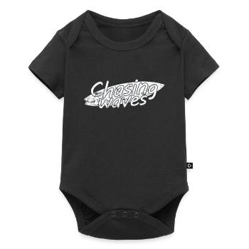 Chasing Waves Surfing Sports - Baby Premium short-sleeve bodysuit - black - Front