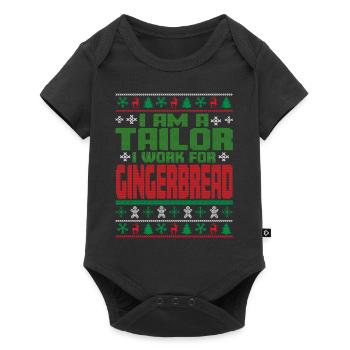 Schneider Christmas Quote - Baby Premium short-sleeve bodysuit - black - Front