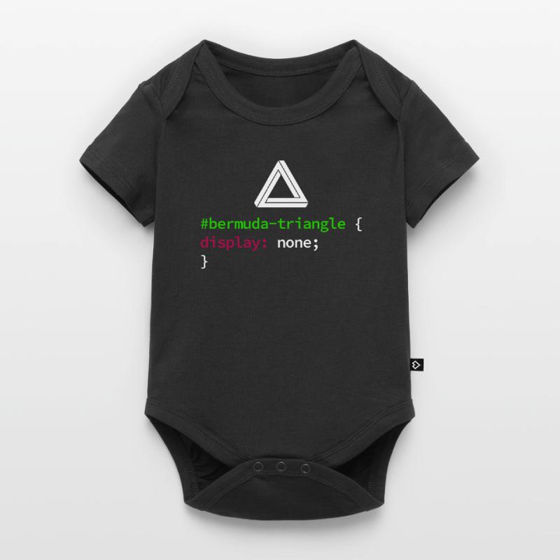 Code de codage des développeurs de programmeurs Web et CSS Body à manches courtes Premium Bébé