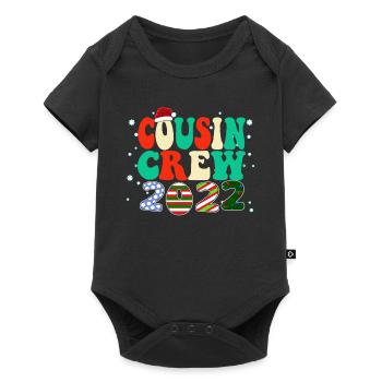 Cousins cute Christmas Pajama Set - Cousin Crew - Baby Premium short-sleeve bodysuit - black - Front