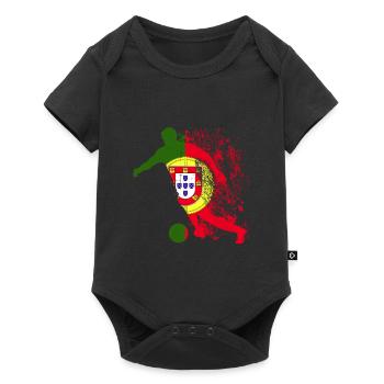National team Portugal World Cup - Baby Premium short-sleeve bodysuit - black - Front