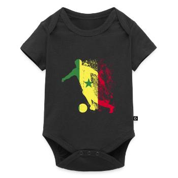 Coupe du monde de l’équipe nationale du Sénégal - Body à manches courtes Premium Bébé - noir - Devant