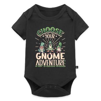 Garden Gnomes Gnome Lover Funny Gnome Gardening - Baby Premium short-sleeve bodysuit - black - Front