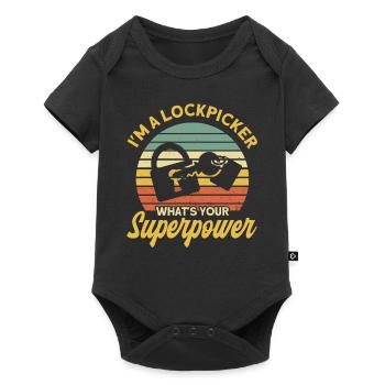 Locksmith Lock Picking Employee Locksmith - Baby Premium short-sleeve bodysuit - black - Front