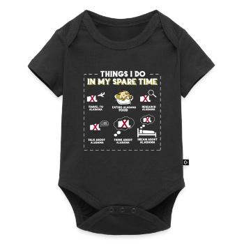 Things I Do in My Free Time Alabama - Baby Premium short-sleeve bodysuit - black - Front