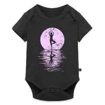 Yogi Yogini Health Meditation Outfits Girls - Baby Premium short-sleeve bodysuit - black - Front