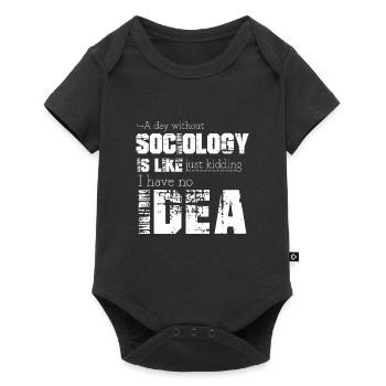 Sociology - Baby Premium short-sleeve bodysuit - black - Front
