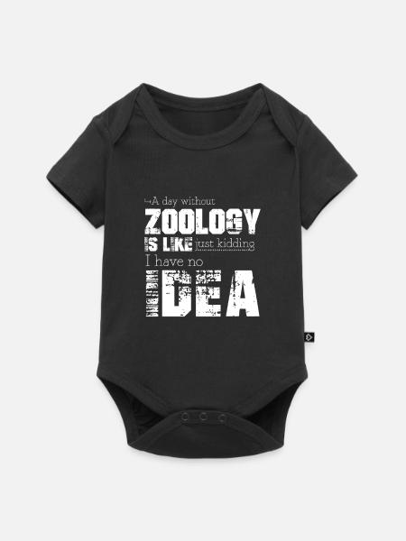 Zoologie - Baby Premium Kurzarmbody - Schwarz
