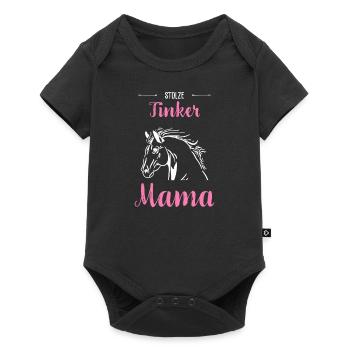 Tinker I Pony Horse Saying Motif pour cavalier - Body à manches courtes Premium Bébé - noir - Devant