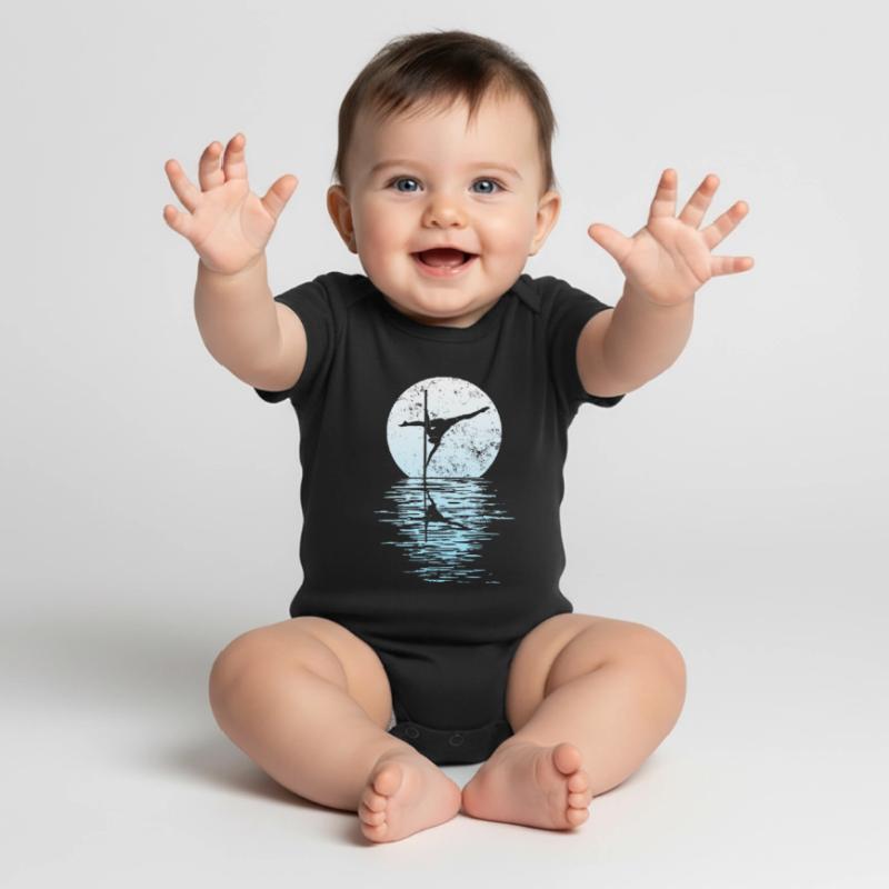 Pole Dance Dancer, Pole Dance, Pole Dancing Baby Premium short-sleeve bodysuit