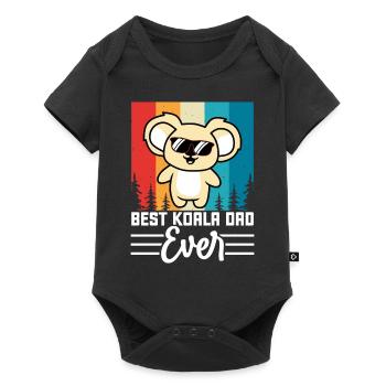 Best Koala Dad of All Time Koala Bear - Baby Premium short-sleeve bodysuit - black - Front