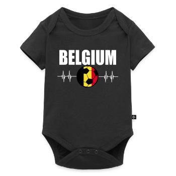 Belgium Football - Baby Premium short-sleeve bodysuit - black - Front