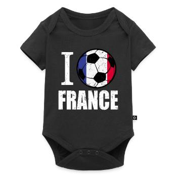 France Football - Body à manches courtes Premium Bébé - noir - Devant