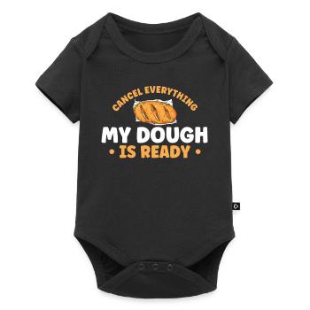 Bread Baking Gift Bakery Quote Baker - Baby Premium short-sleeve bodysuit - black - Front