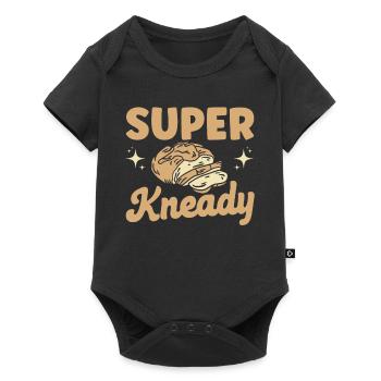 Bread Baking Gift Bakery Quote Baker - Baby Premium short-sleeve bodysuit - black - Front
