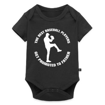 Baseball lover baseball father baseball game dad - Baby Premium short-sleeve bodysuit - black - Front