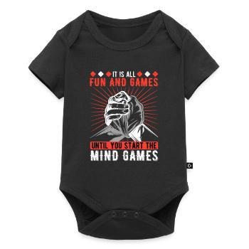Arm Wrestling Armwrestling Mind Games - Baby Premium short-sleeve bodysuit - black - Front