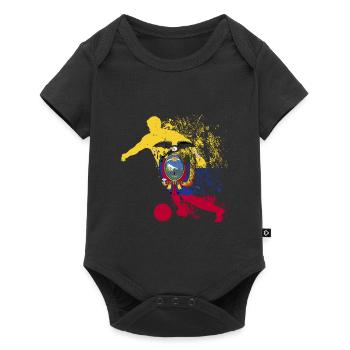 National Team Ecuador Football World Cup - Baby Premium short-sleeve bodysuit - black - Front