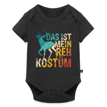 Das Ist Mein Reh Kostüm Karneval Lustiges Reh Rent - Baby Premium Kurzarmbody - Schwarz - Vorne