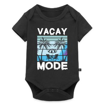 Vacay Mode Holiday Road Trip Holiday Outfit - Baby Premium short-sleeve bodysuit - black - Front