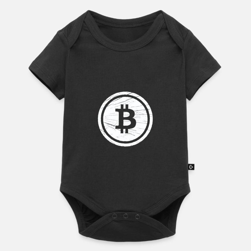 Hodler Bitcoin BTC Krypto Miner - Baby Premium Kurzarmbody - Schwarz