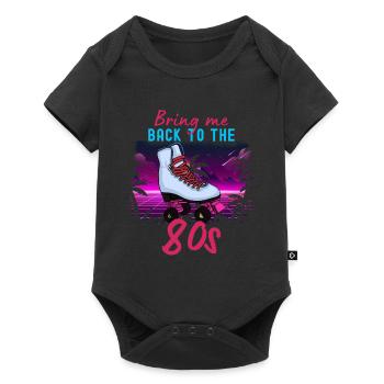 Inline Skate Gift Rollskates Roller 70s - Baby Premium short-sleeve bodysuit - black - Front