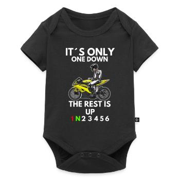 Motorcycle Lifestyle / Motorcycle / Motorcycle biker - Baby Premium short-sleeve bodysuit - black - Front