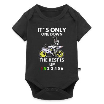 Motorcycle Lifestyle / Motorcycle / Motorcycle biker - Baby Premium short-sleeve bodysuit - black - Front