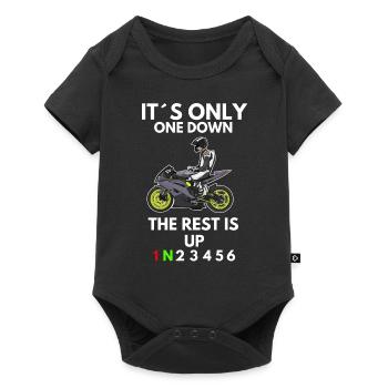 Motorcycle Lifestyle / Motorcycle / Motorcycle biker - Baby Premium short-sleeve bodysuit - black - Front