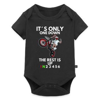 Supermoto / Supermotard / Supermoto Wheelie Biker - Body à manches courtes Premium Bébé - noir - Devant