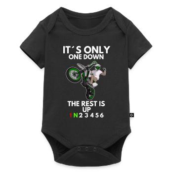 Supermoto / Supermotard / Supermoto Wheelie Biker - Body à manches courtes Premium Bébé - noir - Devant