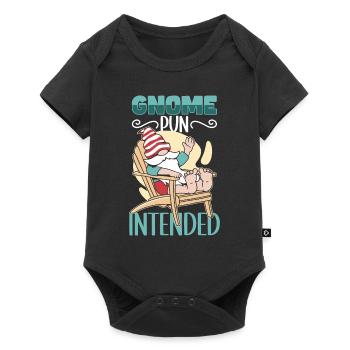 Garden Gnomes Gnome Lover Funny Gnome Gardening - Baby Premium short-sleeve bodysuit - black - Front