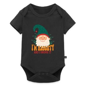 Garden Gnomes Gnome Lover Funny Gnome Gardening - Baby Premium short-sleeve bodysuit - black - Front