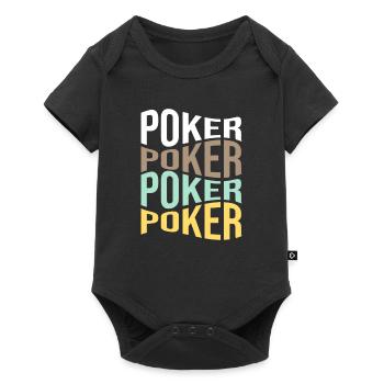 poker - Baby Premium short-sleeve bodysuit - black - Front