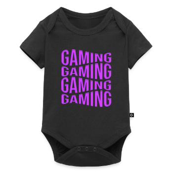 gaming - Baby Premium Kurzarmbody - Schwarz - Vorne