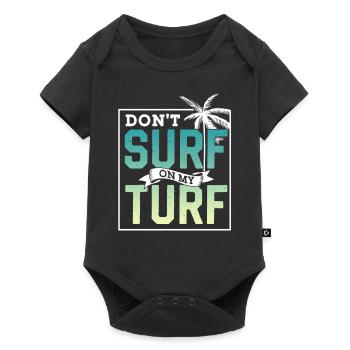Surf Nicht In Meinem Revier Surfing Surfer - Baby Premium Kurzarmbody - Schwarz - Vorne