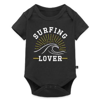 Amateurs de surf Surfing Planche de surf Surfer - Body à manches courtes Premium Bébé - noir - Devant
