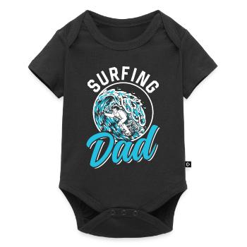 Surfing Father Surfer Surfing Planche de surf Surf - Body à manches courtes Premium Bébé - noir - Devant