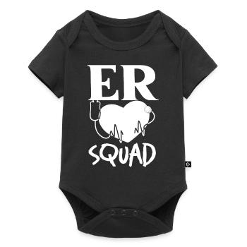 Emergency Department Emergency Nurse First Aid - Baby Premium short-sleeve bodysuit - black - Front
