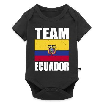 Team Ecuador Football - Baby Premium short-sleeve bodysuit - black - Front