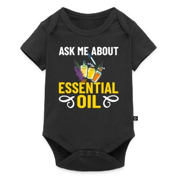 Essential Oil Diffuser Aromatherapy Plants - Baby Premium short-sleeve bodysuit - black - Front