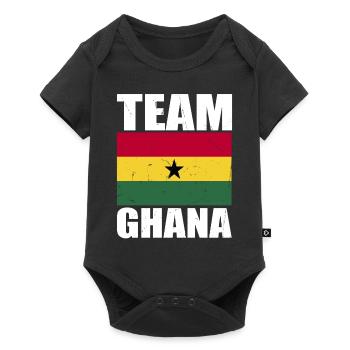 Équipe du Ghana de football - Body à manches courtes Premium Bébé - noir - Devant