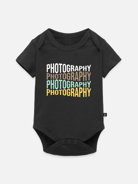 Fotografie - Baby Premium Kurzarmbody - Schwarz